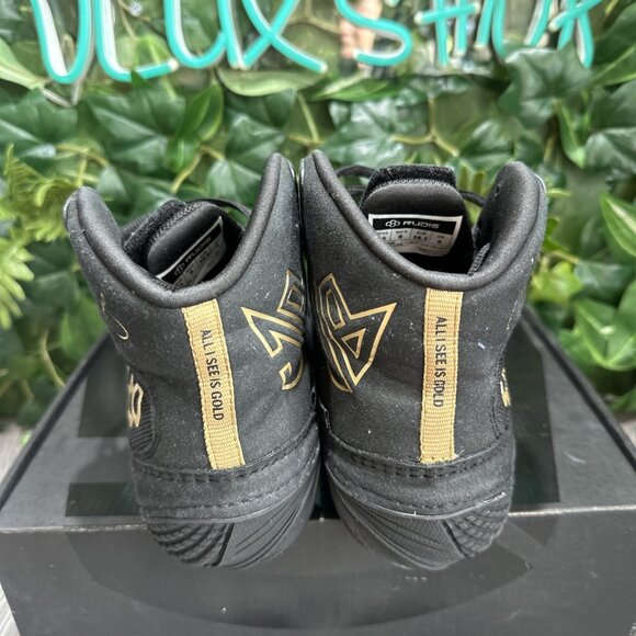 Rudis wrestling shoes Men 6.5 Women 8 JB1 Jordan Burroughs “All I See Is Gold” main image 5
